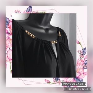 Michael Kors cutout Chain-link XL top